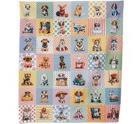 Lalikul Fabrics Dogs. Cotton Charm Packs, Fat Quarters Bundles.