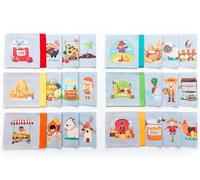 Lalikul Fabrics Farm. Cotton Charm Packs, Fat Quarters Bundles, 42 Different Motifs. Ideal for Quilts, Sewing, Blankets, and I Spy Games for Kids, 5" x 5" Squares.