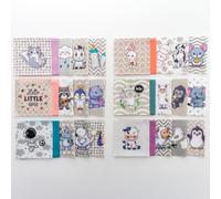 Lalikul Fabrics Grey. Cotton Charm Packs, Fat Quarters Bundles, 42 Different Motifs (Charm Pack)