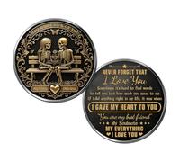 LALILIESS Memorial Metal Pocket Hug Token with Name Still Not Sick Of You - Personalized Double-Sided Memorial Coin for Loved One