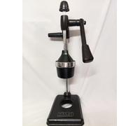 Lalit Kishori Big Size Cast-Iron Orange Juice Squeezer - Vintage Style - Easy-to-Clean, Heavy-Duty - Hand Press Juicer Machine - Professional Citrus Juicer (Silver, Large 27B)