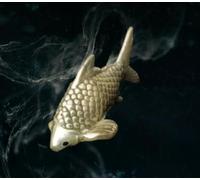 Lalit Kishori Fish Figurine Made of Pure Solid Silver | Astrological Red Book Solution | Chandi Ki Machli for Vastu, Wealth, Fortune, Housewarming, and Puja (Silver, 3.5 cm / 3.5 gram)