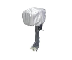 Lalizas Durable PVC Engine Cover, Size 2, silver, 2-15 HP, 18.9" x 10.63" x 13.8"