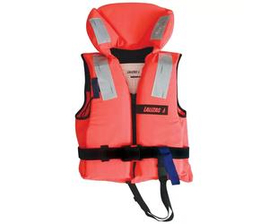 LALIZAS LIFE JACKET FOAM 150N ISO12402-3 ADULT 90kg FLUORESCENT ORANGE