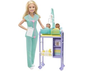 Lalka Barbie Kariera Zestaw Pediatra
