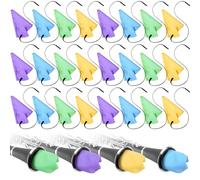 Lallisa 24 Pcs Clarinet Swab Cloth Bulk Cleaning Cloth Swab for Inside Tube Clarinet Cleaner Pull Through Instrument Fabric with Weighted String for Flute Piccolo Sax Saxophone, Multicolor