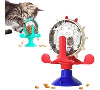 LallyPet Food Spinning Windmill,360°Rotating Dog Cat Treat Feeder with Suction Cup,Food Spinning Windmill,Pet Supplies for Small Medium Large Breed Cat