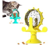 LallyPet Food Spinning Windmill,360°Rotating Dog Cat Treat Feeder with Suction Cup,Food Spinning Windmill,Pet Supplies for Small Medium Large Breed Cat