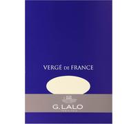Lalo 11416L - Verge De France Pad of 50 plain laid sheets 14.8x21 cm 100g, Laid