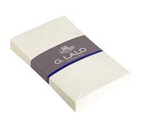 Clairefontaine - Ref 21400L - G.Lalo Gummed Lined Envelopes (Pack of 20) - C6 (114 x 162mm) in Size, PEFC-Certified, White Linings for Confidentiality - Vergé De France - White