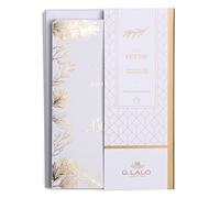 Lalo 32601L - Correspondence Set 5 Merry Christmas Happy New Year cards with sheets 5 envelopes Double cards 10.7x15.2cm C6 envelope 11.4x16.2cm 5 Designs