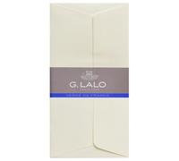 Clairefontaine - Ref 46116L - G.Lalo Self-Adhesive Lined Envelopes (Pack of 25) - DL (110 x 220mm) in Size, 100gsm French Laid Paper - Vergé de France, Ivory