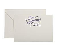 Lalo 60508L - A typo-lettering correspondence set including a single card 10,7x15,2 cm and an envelope 11,4x16,2 cm 350g, Bon Rétablissement Letter Calligraphy