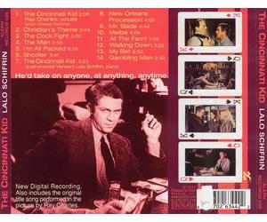 LALO SCHIFRIN - CINCINNATI KID [MUSIC FROM THE ORIGINAL SOUND TRACK] NEW CD