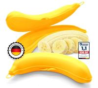 LALOB® Banana Box Set of 2 - Dishwasher Safe and BPA-Free Banana Protection for Travel - Sturdy Banana Box with Secure Closure for Flexible and Space-Saving Storage