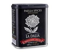 LalolaGourmet® - Premium Paella Spice Mix with Saffron & Smoked Paprika 100g - Authentic Spanish Seasoning for Paella, Rice, Stews & Soups - Lid With Dispenser