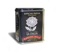 LalolaGourmet® - Premium Paella Spice Mix with Saffron & Smoked Paprika - Authentic Spanish Seasoning for Paella, Rice, Stews & Soups - 100g Resealable Tin