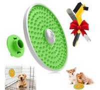 Lalolee Lick Mat for Dogs Crate, Dog Lick Pads Slow Feeder, Lick Pad Crate Training Toy Crate Lick Plate, Very Suitable Peanut Butter, Treats Yogurt, Bolognese, for Boredom Relief Licking Pad