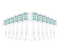 Lalsovfi Toothbrush Replacement Heads Compatible with Philips Sonicare and More Click-on Handles 12 Pack