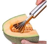 Laluerck Stainless Steel Coconut Meat Scraper Manual Coconut Shredder Efficient Kitchen Tool Suitable for Making Desserts Smoothie