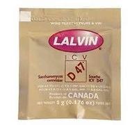 Lalvin D47 Yeast White and Blush Wines 5g Sachet Homebrew Wine Making 4.5L-23L