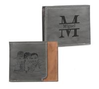 Lam Hub Fong Men’s Personalised Photo Wallet with Names Initial Custom Wallet for Family Friend Son Father's Day Gift (# 5)