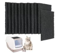 Lam-lord 12 Pack Cat Litter Box Charcoal Filters Replacement Carbon Odor Filters Compatible with Hooded Cat Litter Boxes and Pans
