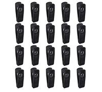 Lam-lord 20 pcs Velvet Hangers Clips for Thin Velvet Hangers, Strong Finger Clip Home Drying Rack Non-Slip Removable Artificial Velvet Flocked Clothes Clips for Towel Coat Pants Skirt Hanger(Black)