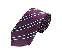 Lam-lord School Tie, Striped Pattern Formal Wedding Fancy Dress Graduation Kids Tie School Uniform(Red+blue)