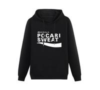 LAM PURE Fashion Cool Men Hooded Funny Tshirt Pocari Sweat Japanese Customized Printed Hoody Hoody Unisex Ptinted Hoodies Long Sleeve Men's Hooded with Pocket Black M