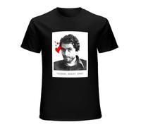 LAM PURE Ted Bundy Hearts- Serial Killer T-Shirt Black XXXL