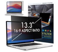 LAMA 13.3 Inch Laptop Privacy Screen Protector, WxH: 294mm x 166mm, Universal, Anti Blue Light, Anti Glare