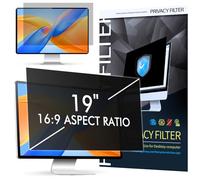 LAMA 19 Inch Universal Computer Privacy Screen Filter for 19" Computer Monitor(16:10), Anti-Blue Light/Anti-Glare/UV Privacy 19 Inch Screen Protector (WxH: 409MM*256.5MM), Information/Eye Protection