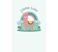 Lama Love | Llama Notebook | Llama Gift | 100 Lined Pages | size 9 " x 6 ": Embrace the Lama Love: A Cute Notebook for Your Witty Whims and Wild Ideas!