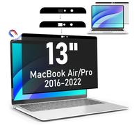 LAMA Magnetic Privacy Screen Filter for MacBook Pro 13 Inch (2016-2022, M1, M2) and MacBook Air 13 (2018-2021, M1), Removable Anti Glare Blue Light Filter with Camera Cover Slide for Mac 13'' Laptop