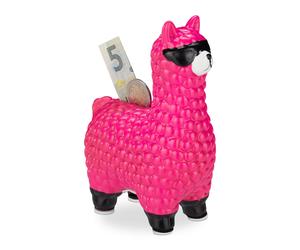 Lama savings bank Llama Money Box Colourful Rubber Plug Ceramic Piggy Bank