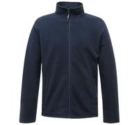 LAMANIERE Mens Plain Anti Pill Fleece Jacket Full Zip Up Pocket Work Thick Outdoor Warm Polar Menswear Thermal Winter Baselayer Coat S to 4XL, Navy, L