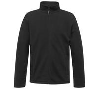 LAMANIERE Mens Plain Anti Pill Fleece Jacket Full Zip Up Pocket Work Thick Outdoor Warm Polar Menswear Thermal Winter Baselayer Coat S to 4XL, Black, M