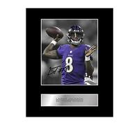 Lamar Jackson Signed Mounted Photo Display #01 Printed Autograph Gift Picture Print