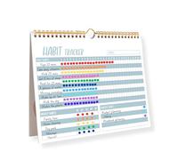 Lamare Habit Tracker Calendar 2026 - Premium Daily Habit Tracker Journal | Goal Board, Workout Motivation & Productivity Tool to Track Goals, Build Habits & Stay Motivated for Lasting Positive Change