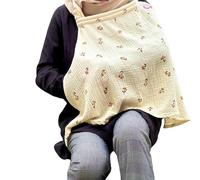 LaMarquize Nursing Cover for Breastfeeding, 100% Cotton double gauze, adjustable and breathable