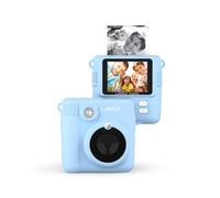 LAMAX InstaKid1 Children's Camera, Instant Print on Thermal Paper, up to 100 Photos per Roll, 2.4 Inch Display, Filter, Frame, Effects, Easy Operation, Video Recording, German Environment, Games