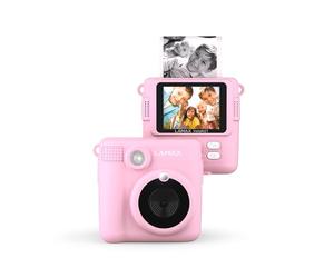 LAMAX InstaKid1 Children's Camera, Instant Print on Thermal Paper, up to 100 Photos per Roll, 2.4 Inch Display, Filter, Frame, Effects, Easy Operation, Video Recording, German Environment, Games