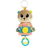 LAMAZE Arty Says Cheese - Clip and Go Baby Pram Toys - Sensory Toys for Babies - Early Learning Baby Toys 0-6 Months and Up - Expertly Designed Newborn Toys