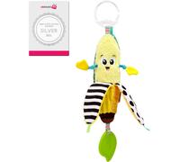 Lamaze Baby Toy Bea the Banana, Clip-on Pram & Pushchair, Sensory Colours & Sounds, 0–24 months