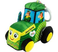 LAMAZE Clip & Go John Deere Tractor Hanging Soft Toy Lamaze Multicolor
