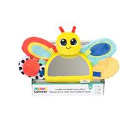 Lamaze Freddie the Firefly, Tummy Time Sensory Toy for Baby | Mylar Mirror, Crinkle Wings, Squeaker and Rattle, Textured Fabrics, Fine Motor and Cause and Effect Play