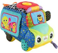 LAMAZE Freddie's Activity Bus Baby Toy, Plush Sensory Toy with Flaps & Discovery Mirror for Sensory Play | New Baby Gifts for Toddlers Boys & Girls From 18 Months, 2, 3+ Year Olds