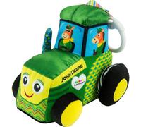 Lamaze John Deere Tractor Baby Toy Clip On Sensory Pram Stroller Activity Fun
