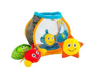 Lamaze My First Fishbowl Sensory Play for Babies, Educational and Interactive Soft Cuddly Toy, Gift for New Parents, Suitable for Babies Boys and Girls from 6 Months+